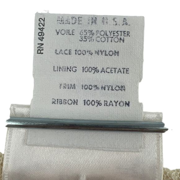 GUNNE SAX by Jessica Vintage women's cream lace boho maxi dress size 5 - Picture 10 of 10